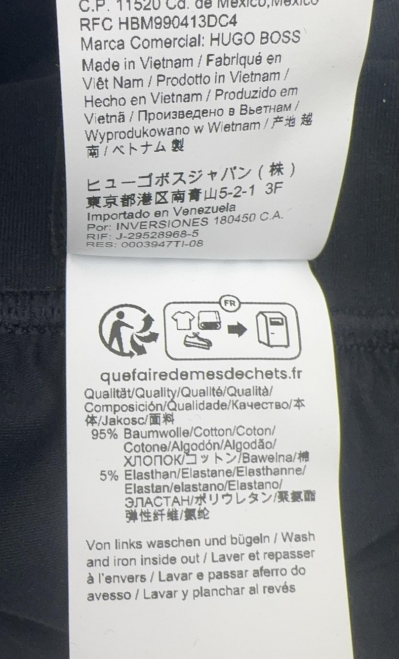 Boss Unique Shorts CW Sweat Mens Small Black Homewear Cotton Stretch Logo Lounge - Picture 6 of 7